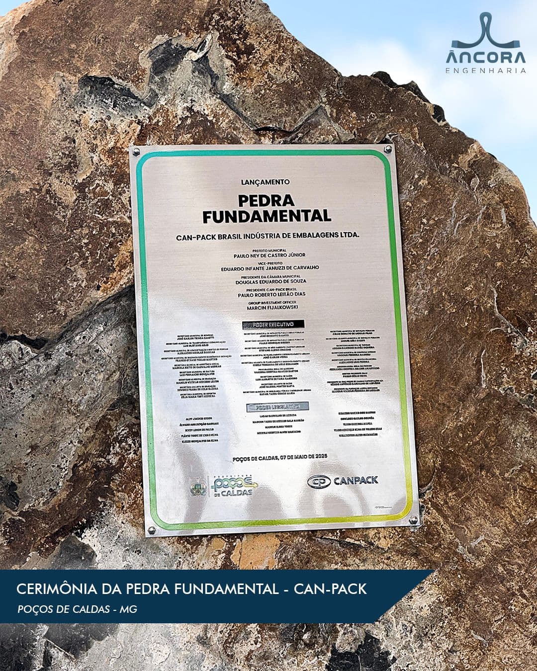 Lançamento da Pedra Fundamental CanPack