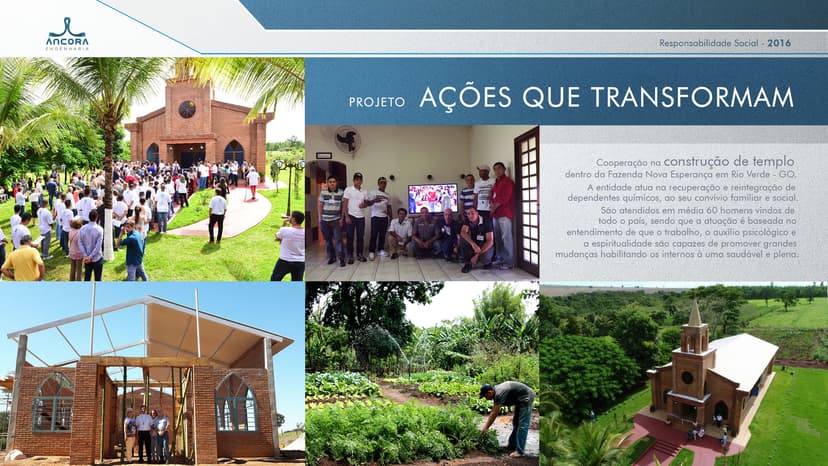 Ações que Transformam – Construção na Fazenda Nova Esperança